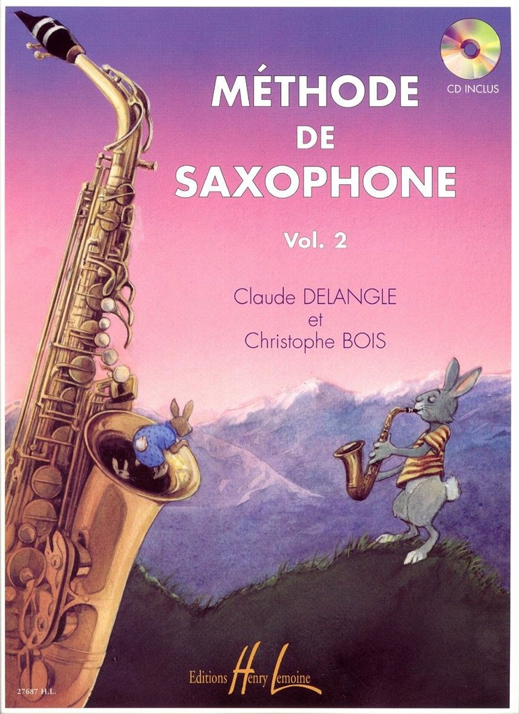 Metodo Saxofon Vol.2 - Delangle, Bois - Ed. Henry Lemoine