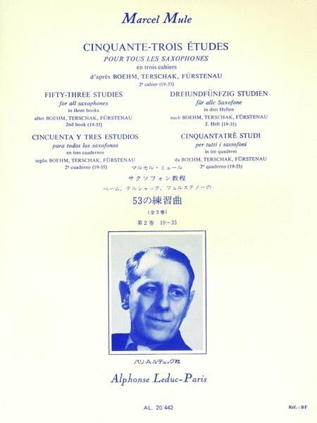 53 Estudios Vol.2 Saxofon - Mule - Ed. Alphonse Leduc