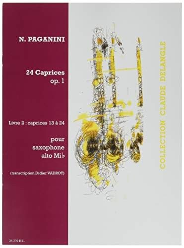 24 Caprichos Op.1 Vol.2 (Rev. Vadrot) - Paganini - Ed. Claude Delangle