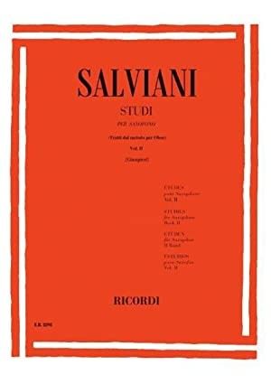 Estudios Vol.2 Saxofon (Rev. Giampieri) - Salviani - Ed. Ricordi