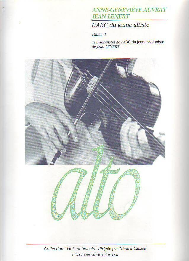 Abc Del Joven Violista Vol.1 - Auvray, Lenert - Ed. Billaudot