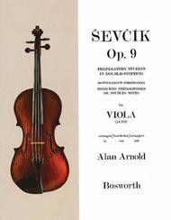 Estudios Preparatorios Dobles Cuerdas Op.9 Viola (Rev. Arnold) - Sevcik - Ed. Bosworth