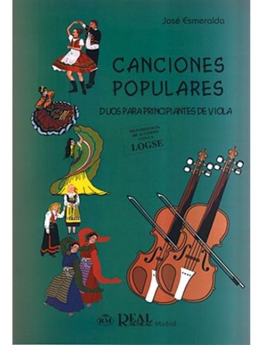 Canciones Populares Duos Para Dos Violas - Esmeralda - Ed. Real Musical
