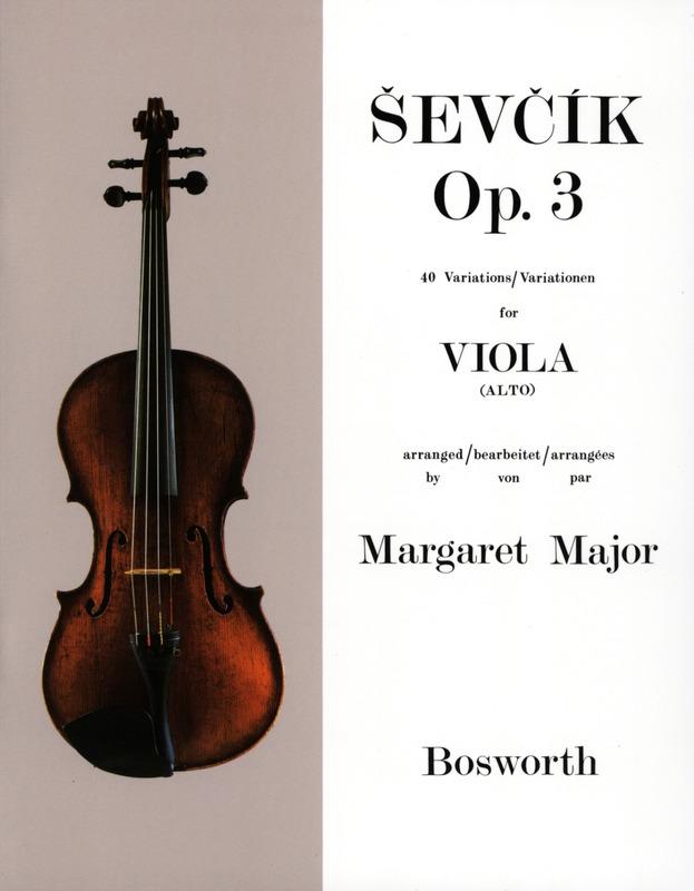 40 Variaciones Op.3 Viola - Sevcik - Ed. Bosworth