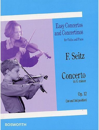 Concierto Sol Menor Op.12 Violin Y Piano - Seitz - Ed. Bosworth