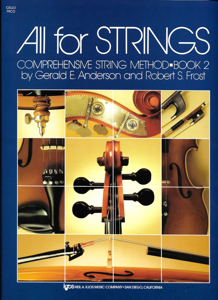 All For Strings Vol.2 Cello - Anderson, Frost - Ed. Kjos