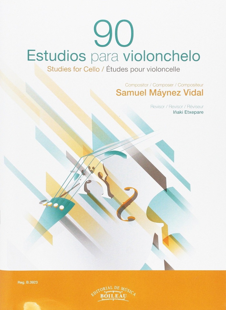 90 Estudios Cello - Maynez Vidal - Ed. Boileau