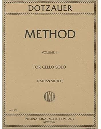 Metodo Cello Vol.2  (Rev. Stutch) - Dotzauer - Ed. International Music Company