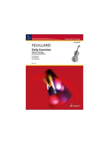 Ejercicios Diarios Cello - Feuillard - Ed. Schott