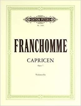 Caprichos Op.7 Cello - Franchomme - Ed. Peters