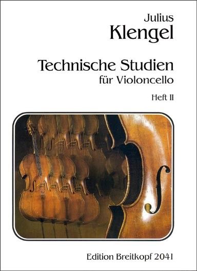 Estudios Tecnica Vol.2 Cello - Klengel - Ed. Breitkopf