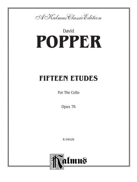 15 Estudios Op.76 Cello - Popper - Ed. Kalmus
