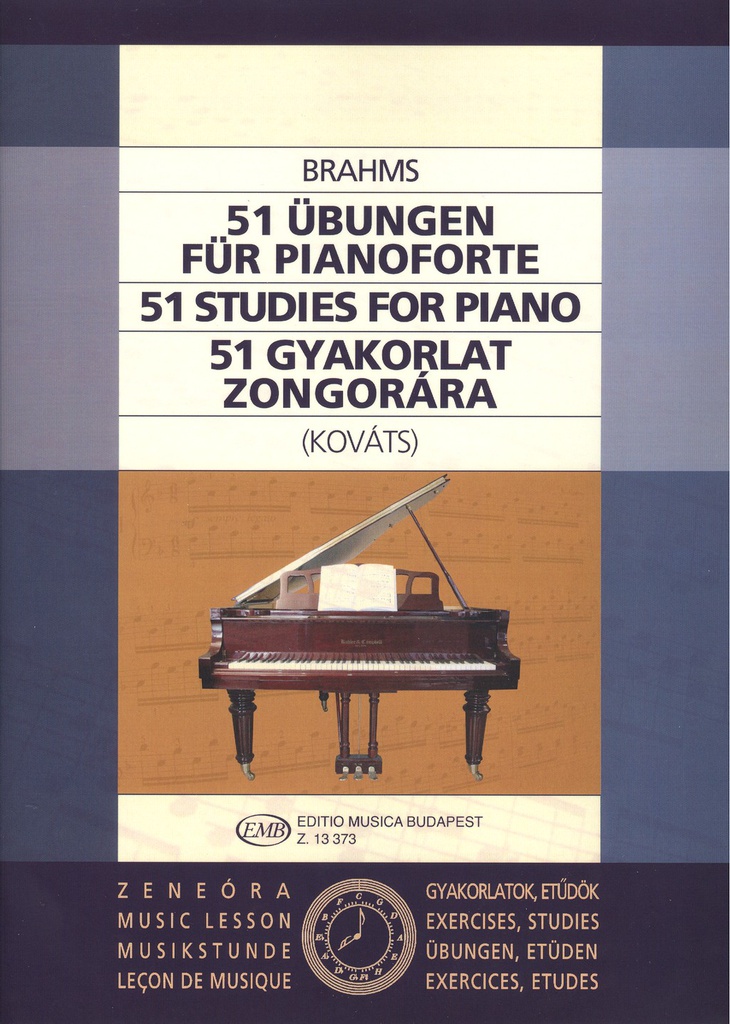 51 Ejercicios Piano - Brahms - Ed. EMB