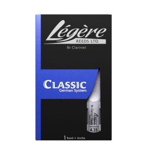 Caña Clarinete Legere Classic Sistema Alemán Nº4 1/4