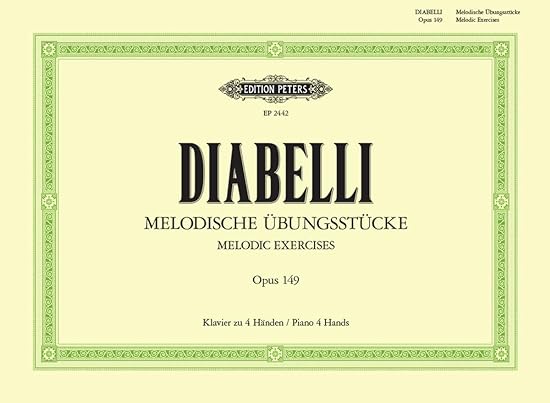 Ejercicios Melódicos Op.149 Piano - Diabelli - Ed. Peters