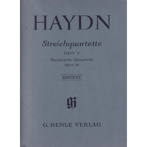 Cuarteto de Cuerda Vol.5 Op.33 - Haydn - Ed. Henle Verlag
