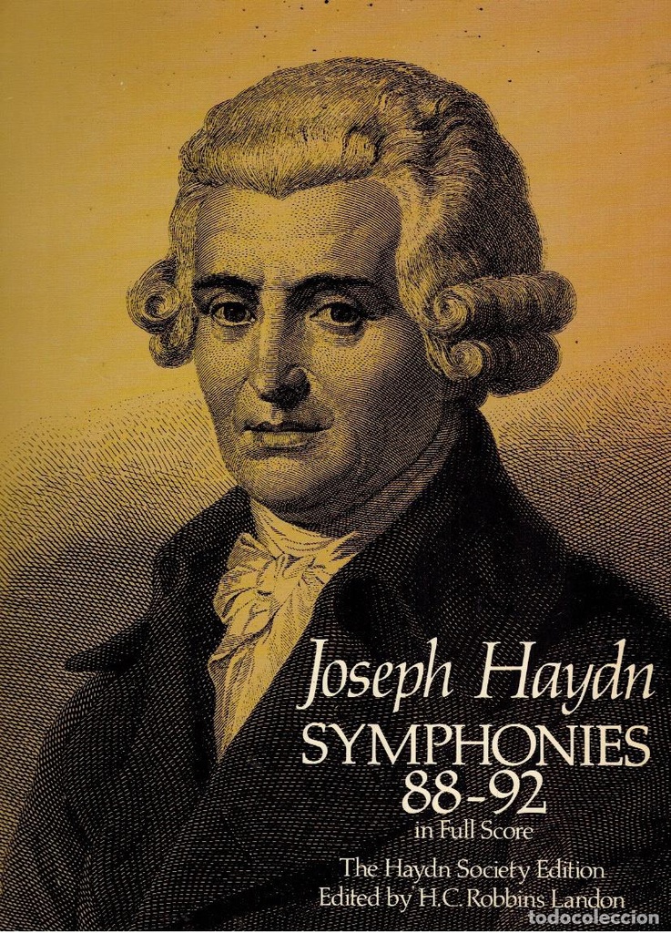 Sinfonias No. 88-92 (Full Score) - Haydn - Ed. Dover