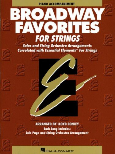 Broadway Favorites for Strings (Piano Acompañante) - Conley - Ed. Hal Leonard