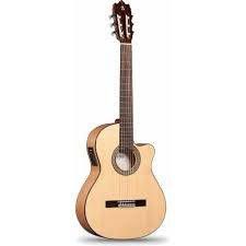Guitarra Flamenca Alhambra 3F CT E1 Cutaway Caja Estrecha Fishman E1 Funda 9730