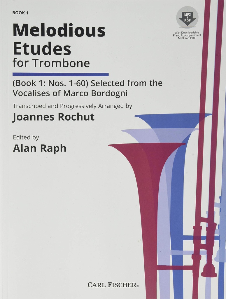 Estudios Melodicos Vol. 1 Trombon (Rev. Raph) - Rochut - Ed. Carl Fischer