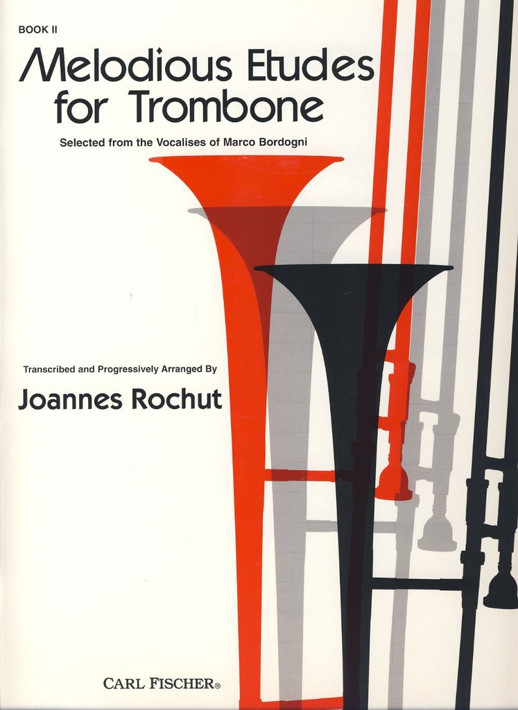 Estudios Melodicos Vol. 2 Trombon - Rochut - Ed. Carl Fischer