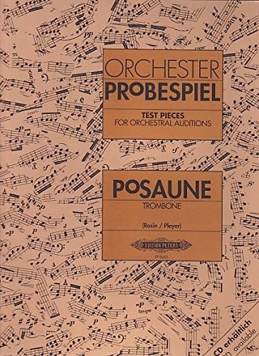 Orchester Probespiel Trombon - Rosin, Meyer - Ed. Peters