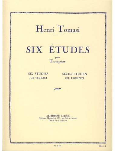 6 Estudios Trompeta - Tomasi - Ed. Alphonse Leduc