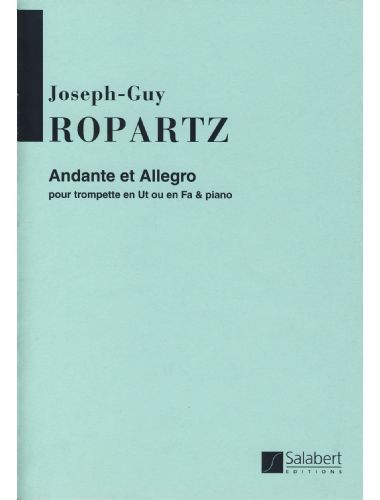 Andante Et Allegro Trompeta En Do/Fa Y Piano - Ropartz - Ed. Salabert