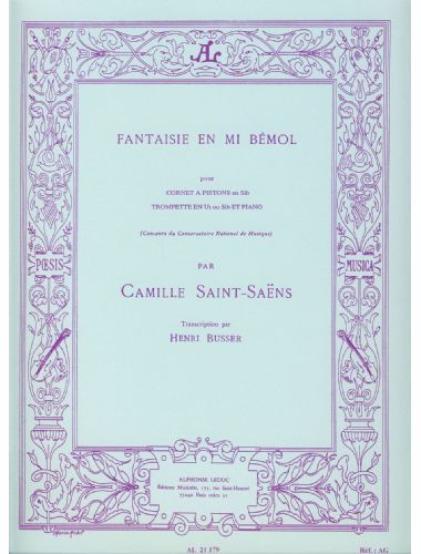 Fantasia Mib Trompeta Y Piano (Rev. Busser) - Saint Saens - Ed. Alphonse Leduc