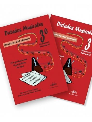 Dictados Musicales Vol.3 Enseñanza Elemental - De La Vega - Ed. Si Bemol