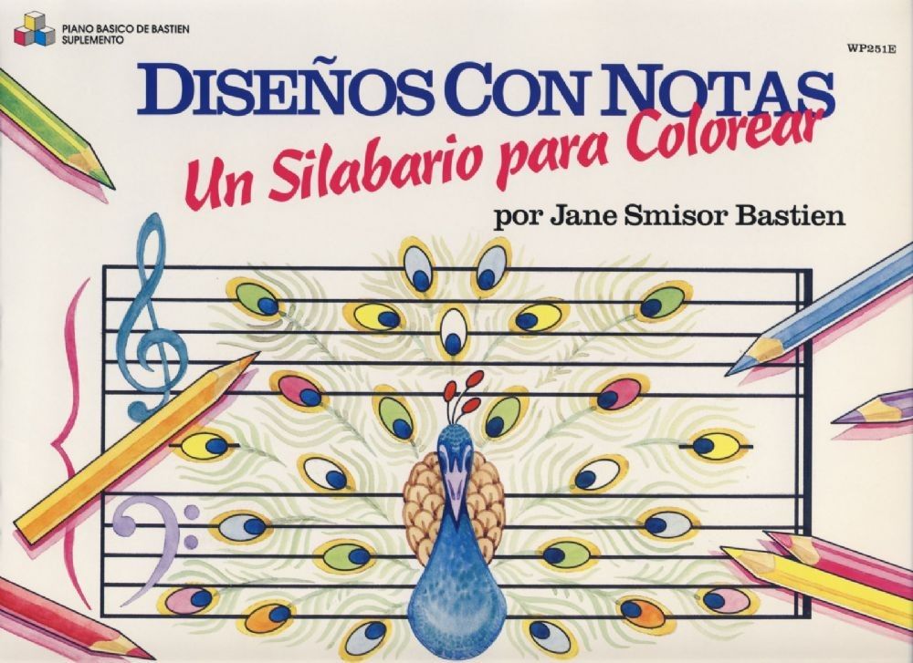 Diseños Con Notas. Un Silabario Para Colorear - Bastien - Ed. Kjos