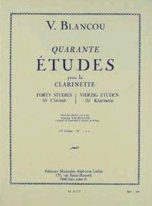 40 Estudios Clarinete Vol. 2 - Blancou - Ed. Leduc