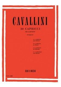 30 Caprichos Clarinete - Cavallini - Ed. Ricordi