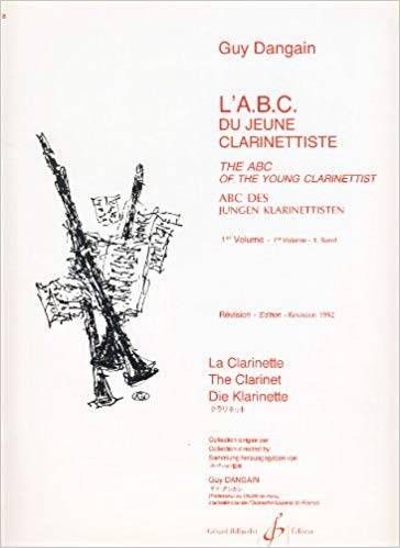 Abc Del Joven Clarinetista Vol.1 -  Dangain - Ed. Billaudot
