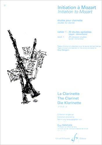Iniciacion A Mozart Clarinete Vol.1 - Dangain - Ed. Billaudot