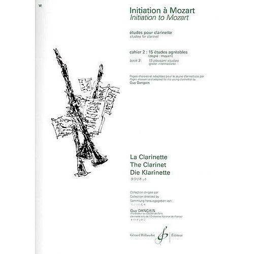 Iniciacion A Mozart Clarinete Vol.2 - Dangain - Ed. Billaudot