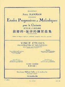 Estudios Progresivos Y Melodicos Clarinete Vol.1 - Jeanjean - Ed. Alphonse Leduc