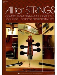 [2314210708] All For Strings Vol.3 Contrabajo - Anderson, Frost - Ed. Kjos