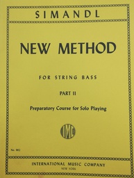 [2314210714] Nuevo Metodo Contrabajo Vol.2 - Simandl - Ed. International Music Company