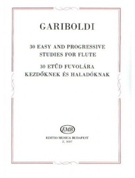 [2314211219] 30 Estudios Faciles Y Progresivos - Gariboldi - Ed. Editio Musica Budapest