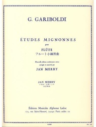 [2314211220] Etudes Mignonnes Flauta (Rev. Merry) - Gabiroldi - Ed. Alphonse Leduc