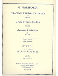 [2314211222] Grandes Estudios De Estilo Flauta (Rev. Merry) - Gariboldi - Ed. Alphonse Leduc