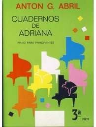 [2314212044] Cuadernos De Adriana Vol.3 Piano - Garcia Abril - Ed. Bolamar