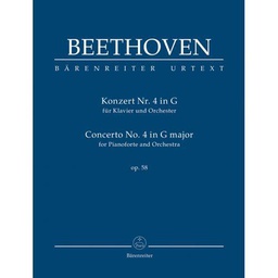 [2314212071] Concierto Nº4 Sol Mayor Op.58 Piano Y Orquesta (Bolsillo) - Beethoven - Ed. Barenreiter