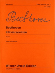 [2314212147] Sonatas Band 3 Piano - Beethoven - Ed. Wiener Urtext Ut50429