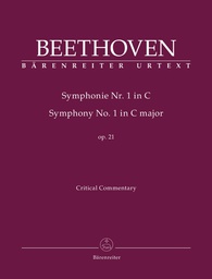 [2314212171] Beethoven - Sinfonia Nº 1 En C Major Op. 21 - Ed. Barenreiter