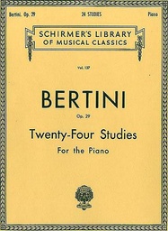 [2314212172] Bertini - 24 Estudios Para Piano Op.29 - Ed. Shirmer