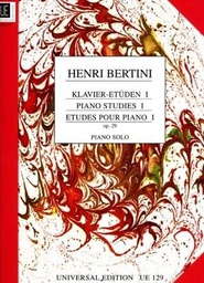 [2314212226] Estudios Para Piano I Op. 29 Piano Solo - Henri Bertini - Ed. Universal