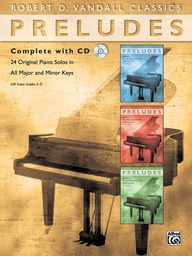 [2314212360] Preludes Completo Para Piano - Robert Vandall - Ed. Alfred