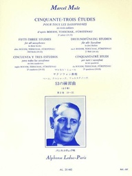 [2314211053] 53 Estudios Vol.2 Saxofon - Mule - Ed. Alphonse Leduc